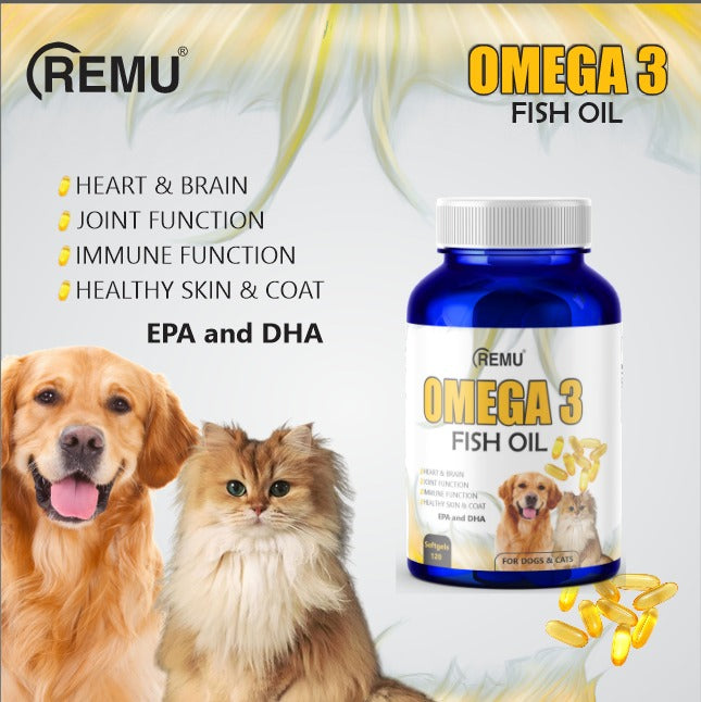 Remu Omega 3 Fish Oil 120 soft gel Capsules