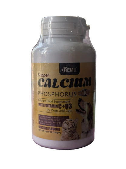 Remu Calcium & Phosphorus with Vit C+D3 150g