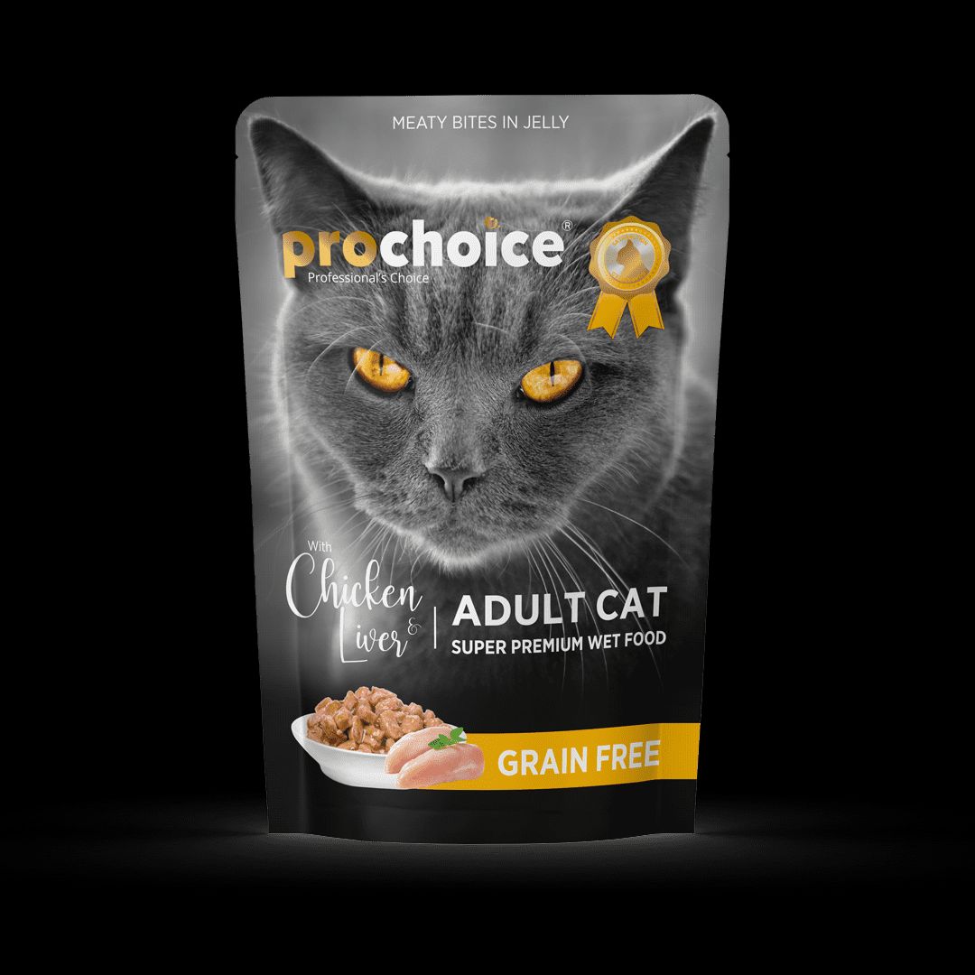 Prochoice Adult Cat Chicken & Liver Jelly (Grain Free) - 85g