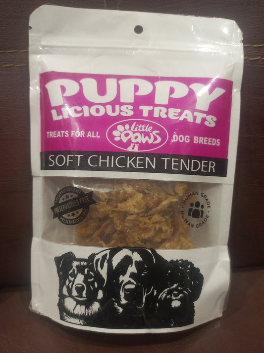 Little Paws Puppy Licious Treats - Soft Chicken Tender